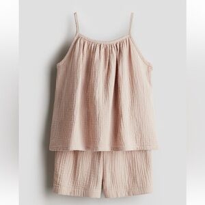 H&M Kids | 2-Pc. Muslin Double-Weave Shirts Set